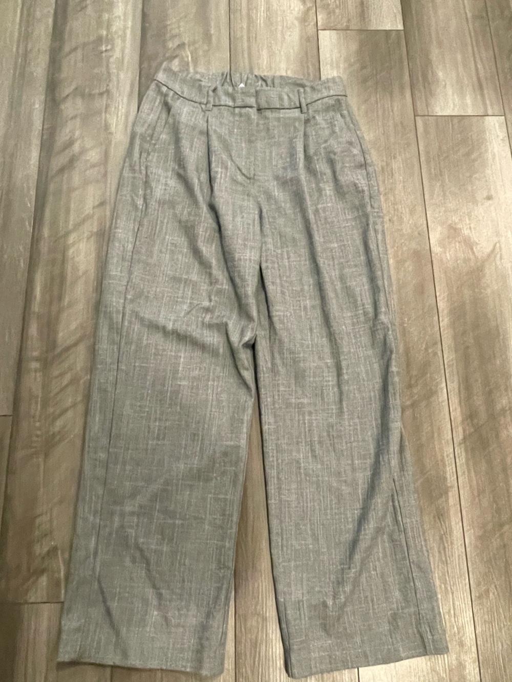 Old Navy Gray Wide-Leg Trousers